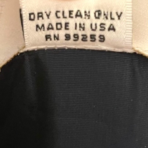 Vera Wang Vintage Black Blue Taffeta Gown Size 8 Fits 4 Formal Dress - Picture 13 of 13